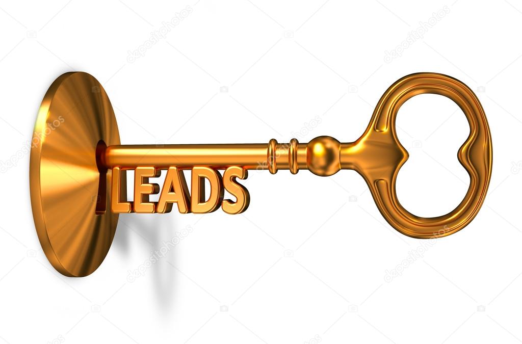 Leads - Golden Key is Inserted into the Keyhole.