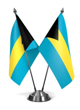 Bahamalar - minyatür bayrakları.