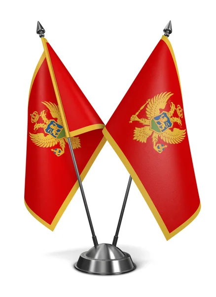 Montenegro - Bandeiras em miniatura . — Fotografia de Stock