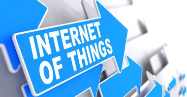 Internet üzerinde mavi yön ok işareti şey.