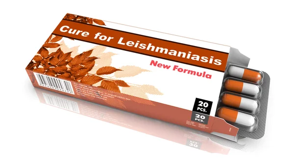 Лекарство от лейшманиаза - блистерные таблетки . — стоковое фото