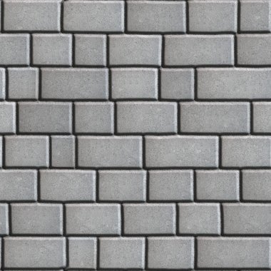 Beton parke döşeme gri dikdörtgenler ve kareler olarak.