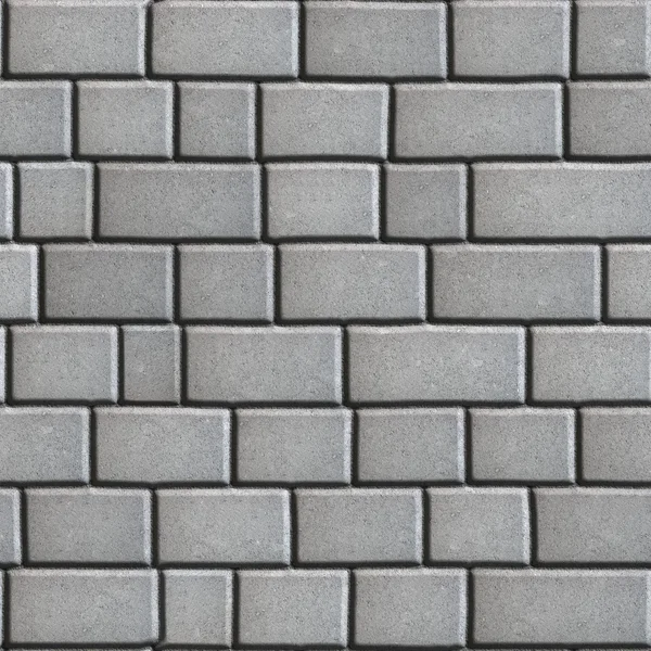 Losas de pavimentación de hormigón gris como rectángulos y cuadrados . —  Fotos de Stock