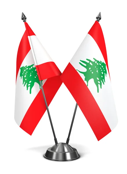 Líbano - Bandeiras em miniatura . — Fotografia de Stock