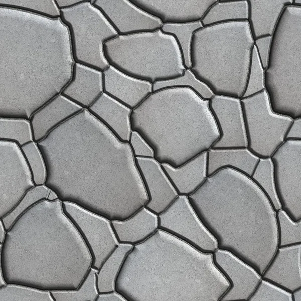 Серо-фигурные плиты, имитирующие природный камень . — стоковое фото