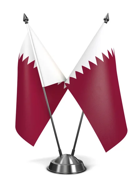 Qatar - Miniature Flags. — Stock Photo, Image