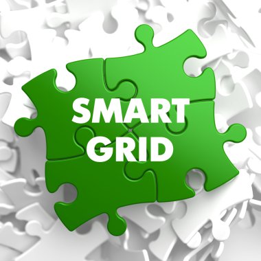 Akıllı Grid yeşil bulmaca üzerinde.