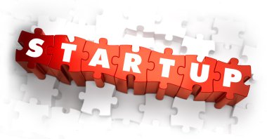 Başlangıç - kırmızı bulmacalar üzerinde metin.