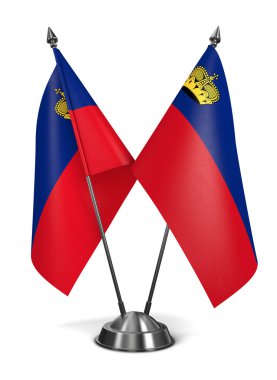 Liechtenstein - minyatür bayrakları.