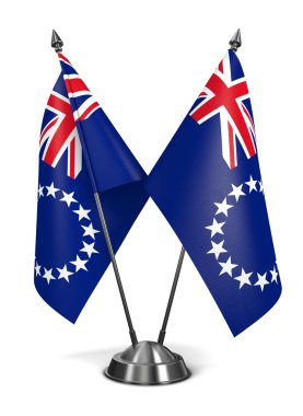 Cook Adaları - minyatür bayrakları.