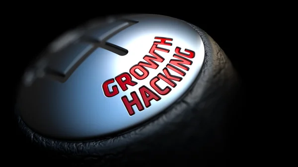 Crecimiento Hacking. Perilla de cambio. Concepto de influencia . — Foto de Stock