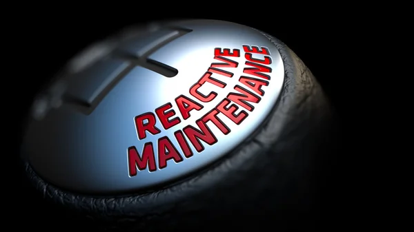 Reactive Maintenance on Cars Shift Knob. — Stock Photo, Image