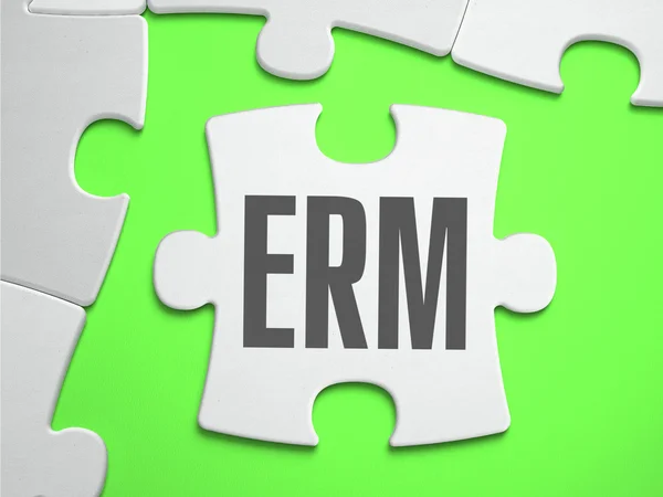 ERM - головоломка с упущенными шансами . — стоковое фото