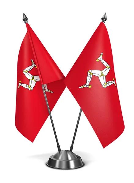 Isle Man - Bandeiras em miniatura . — Fotografia de Stock
