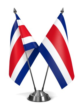 Kosta Rika - minyatür bayrakları.