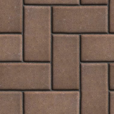 Kaldırım kahverengi kaldırım dikdörtgenler tabaka.