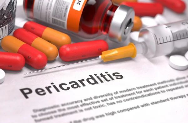 Diagnóstico - Pericarditis. Concepto médico . —  Fotos de Stock