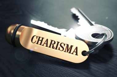 Charisma Concept. Keys with Golden Keyring.