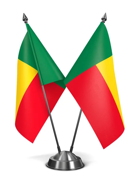 Бенін - мініатюрні прапори. — стокове фото