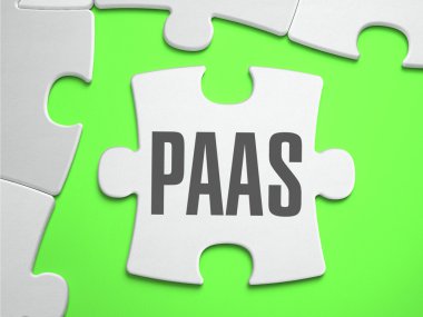 PaaS - bilmecenin eksik parçalar ile.