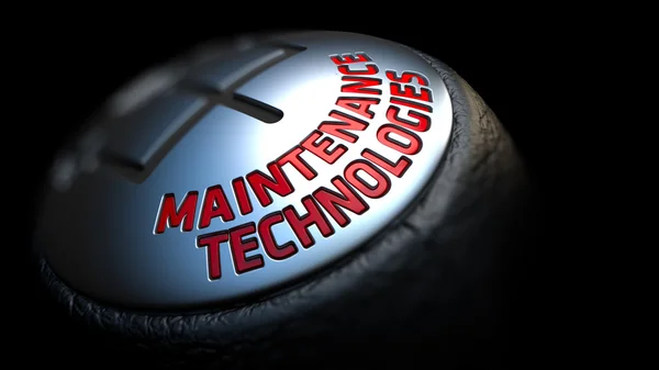Maintenance Technologies on Cars Shift Knob. — Stock Photo, Image