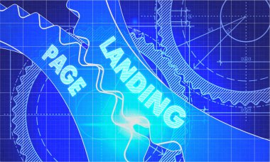Landing Page on Blueprint of Cogs.