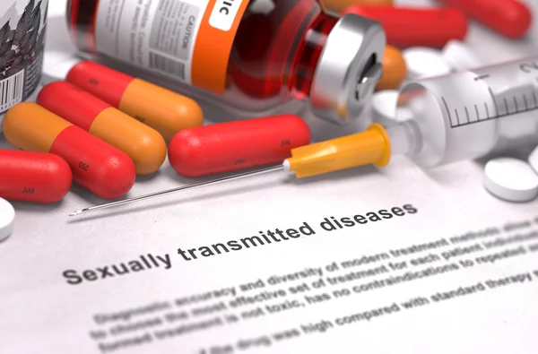 Sexually Transmitted Diseases- Medical Concept. — 스톡 사진