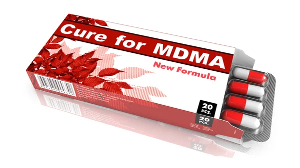 Лекарство для MDMA - блистерные таблетки . — стоковое фото