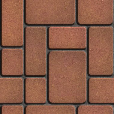 Brown Tiles of Different Rectangular Shapes.