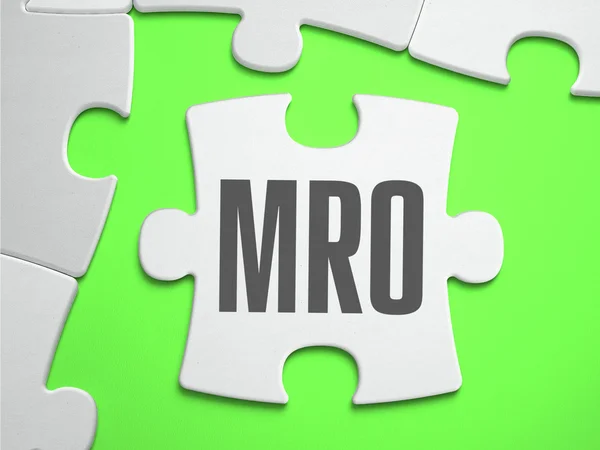 MRO - Jigsaw Puzzle with Missing Pieces. — Stock Photo, Image