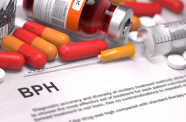 Diagnosis - BPH. Medical Concept.