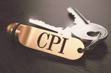 CPI - Bunch of Keys with Text on Golden Keychain.