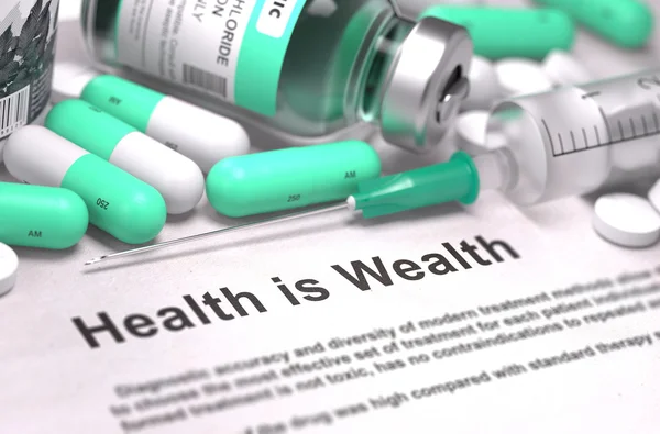 Health is Wealth. Medical Concept with Blurred Background. — Stockfoto