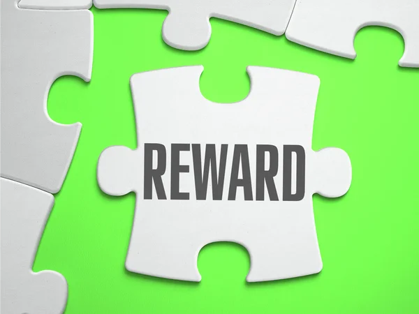 Reward - Jigsaw Puzzle with Missing Pieces. — Stok fotoğraf