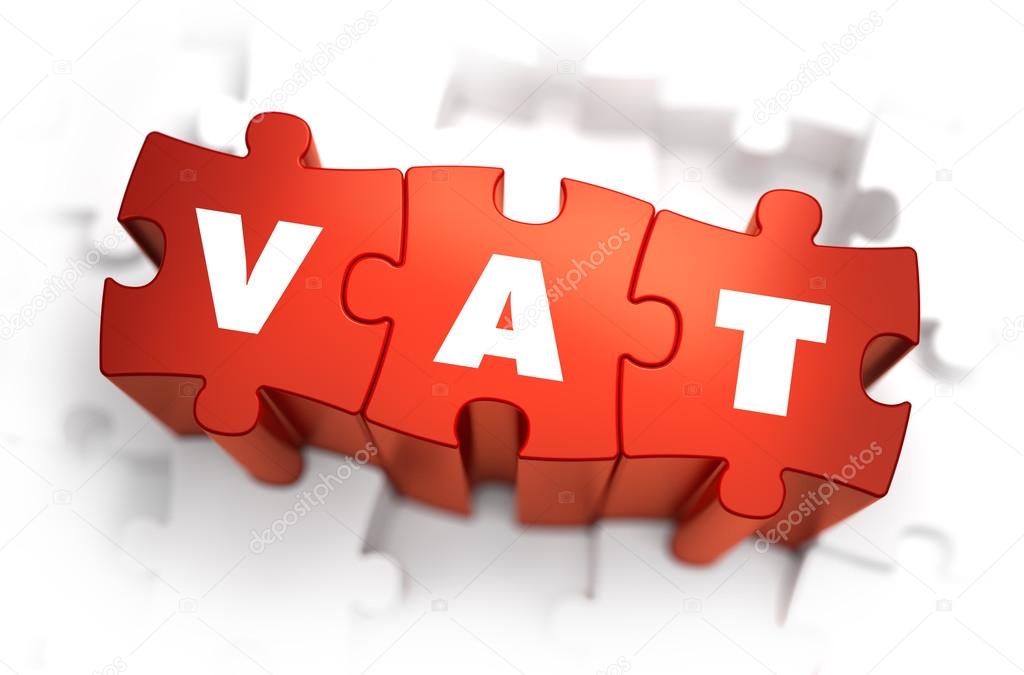 VAT - White Word on Red Puzzles.