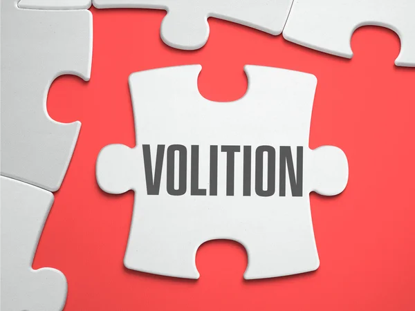 Volition - Puzzle on the Place of Missing Pieces. — 스톡 사진