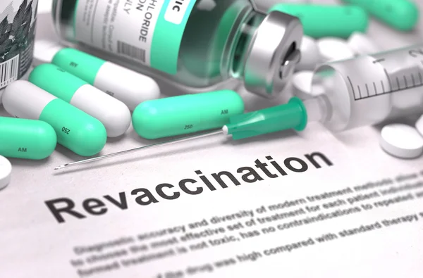 Rivaccinazione - Concetto medico . — Foto Stock