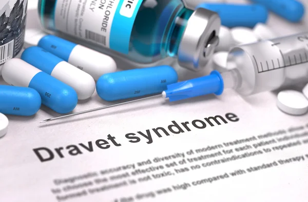 Diagnosis - Dravet Syndrome. Medical Concept. — Stok fotoğraf