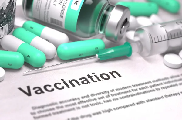 Vaccination - Medical Concept with Blurred Background. — Φωτογραφία Αρχείου