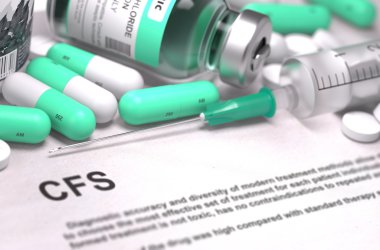 CFS Diagnosis. Medical Concept.