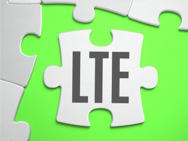 LTE - Jigsaw Puzzle with Missing Pieces.