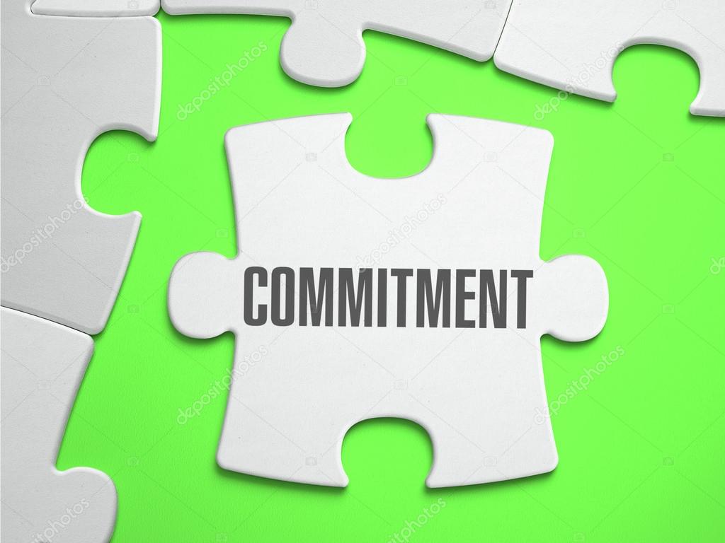 Commitment - Jigsaw Puzzle with Missing Pieces.