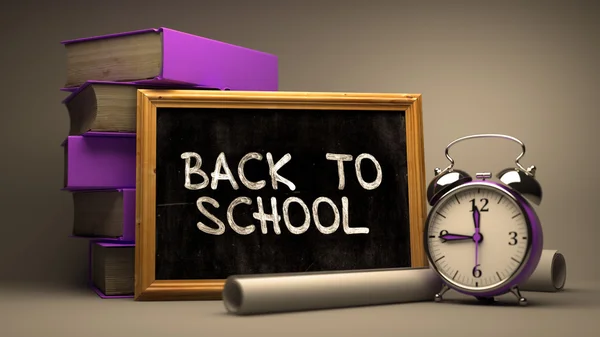 Back to School Handwritten on Chalkboard. — Stock Photo, Image