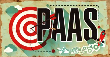 PAAS Word on Poster in Grunge Design.