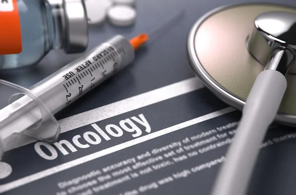 Oncology on Grey Background. Medical Concept. — Stock Photo, Image