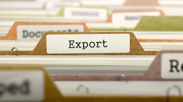 Export - Ordnername im Verzeichnis. — Stockfoto