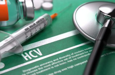 Diagnosis - HCV. Medical Concept. clipart