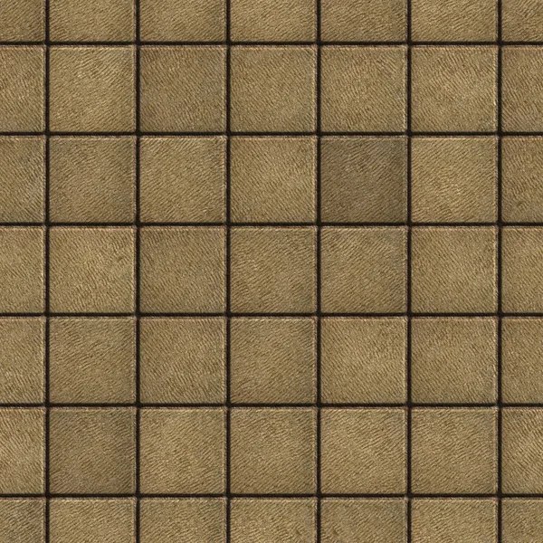 Square Pavement in Sand Color. — Zdjęcie stockowe