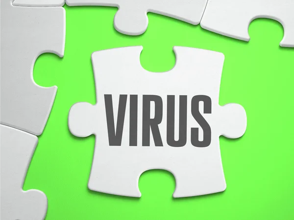 Virus - Rompecabezas con piezas que faltan . —  Fotos de Stock