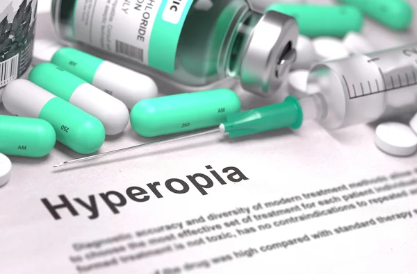 Hyperopia Diagnosis. Medical Concept. — Φωτογραφία Αρχείου